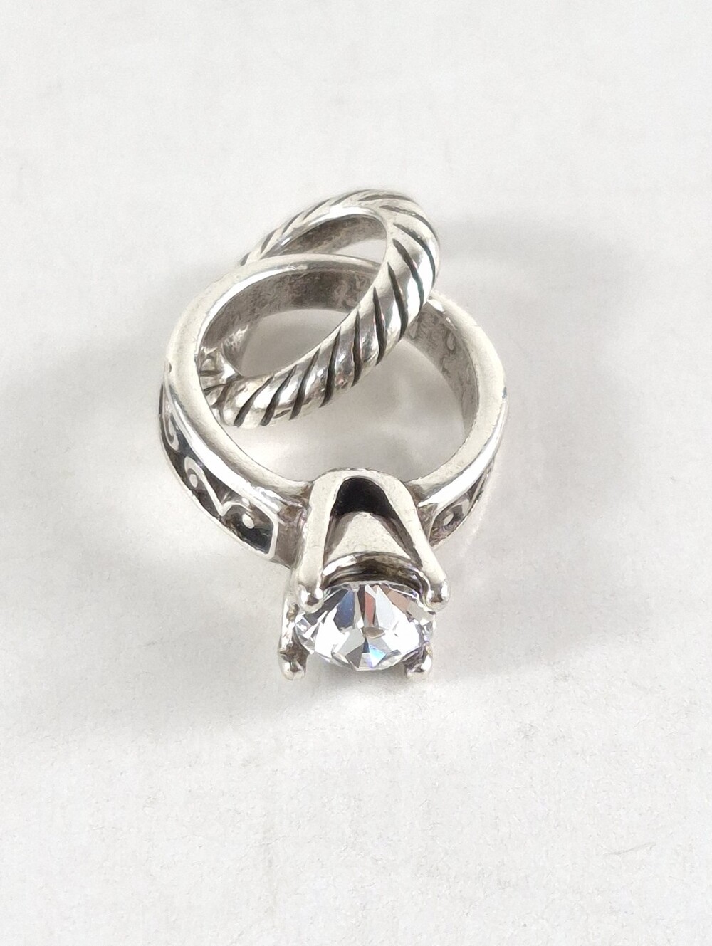 Brighton Diamond Ring Charm